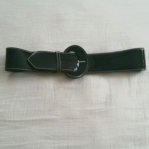 Patent Leather Black Belt